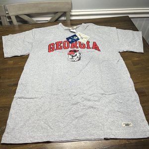Vintage Georgia Bulldogs Oarsman T Shirt NWT Ncaa Spell out New Medium New